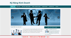Desktop Screenshot of kynangkinhdoanh.com